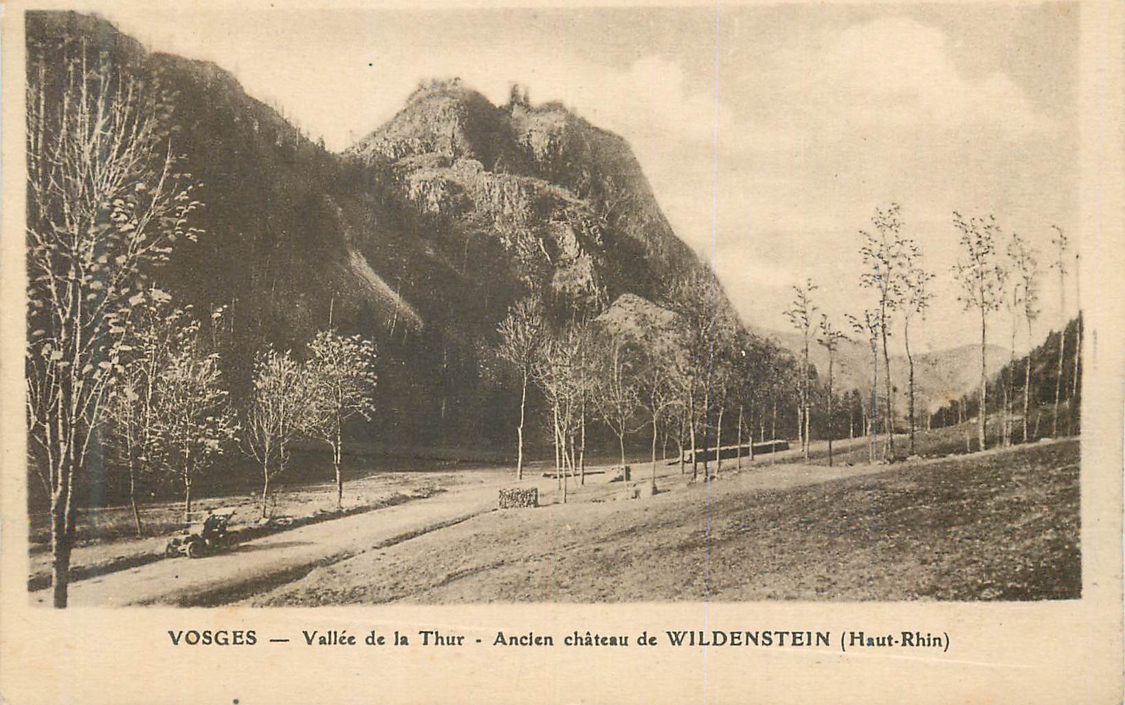 Vosges — Vallée de la Thur — Ancien château de Wildenstein (Haut-Rhin)