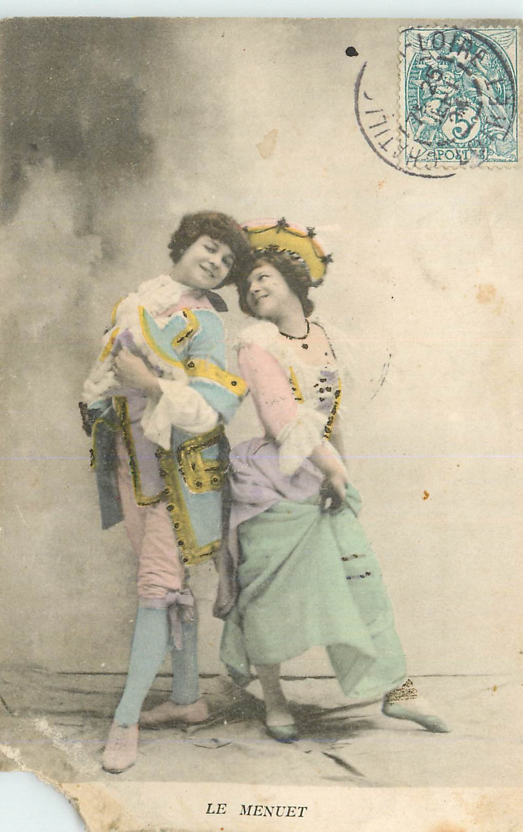 Le Menuet — scène de danse — éditeur non visible