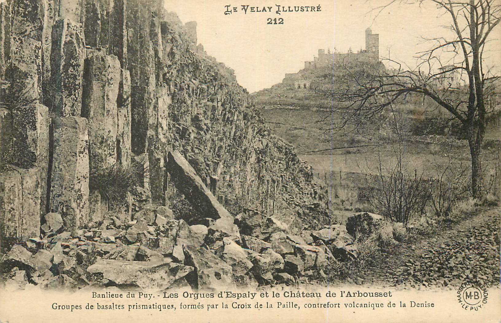 CPA Le Velay Illustre Banlieue de Puy Les Orgues d'Espaly et le Chateau de l'Arbousset