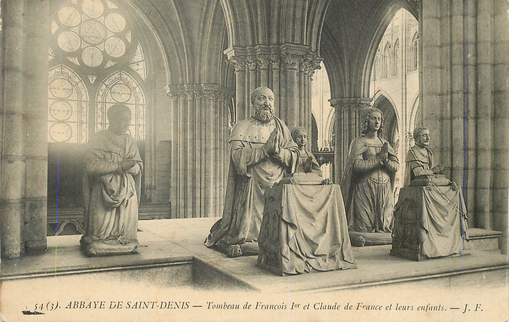Abbaye de Saint-Denis — Tombeau de François Ier et Claude de France et leurs enfants — J. F.