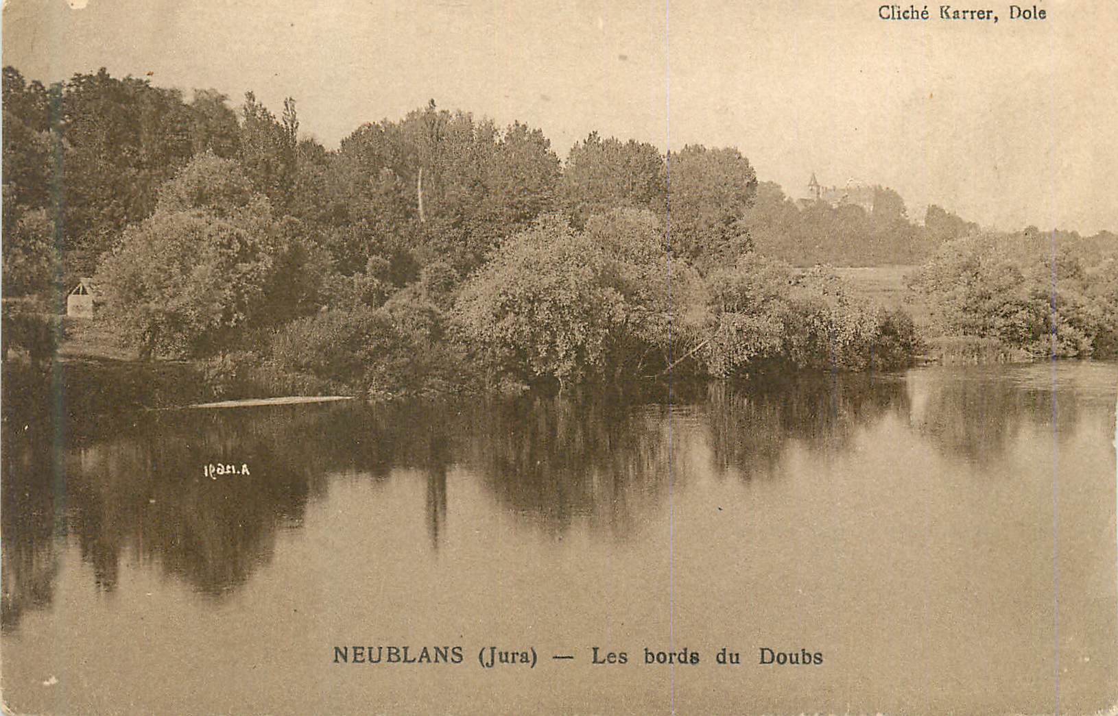 CPA Neublans (Jura) Les Bords du Doubs