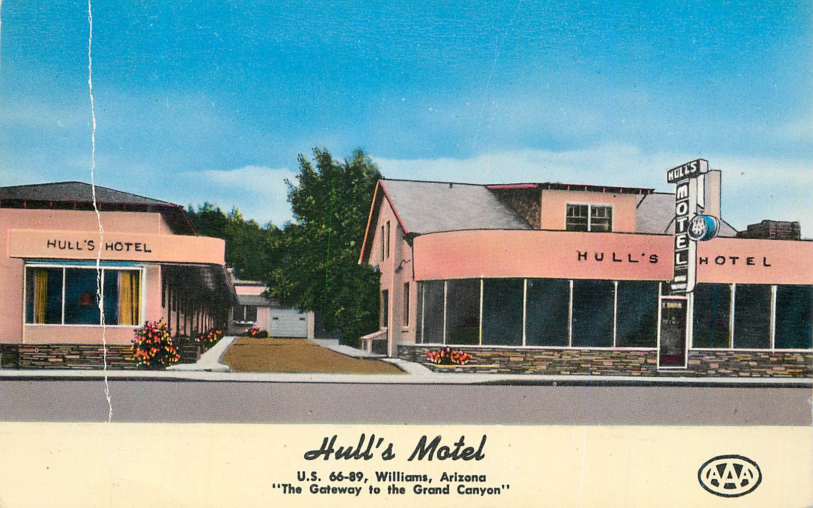CPM Arizona Hull's Motel The Gateway to the Grand Canyon