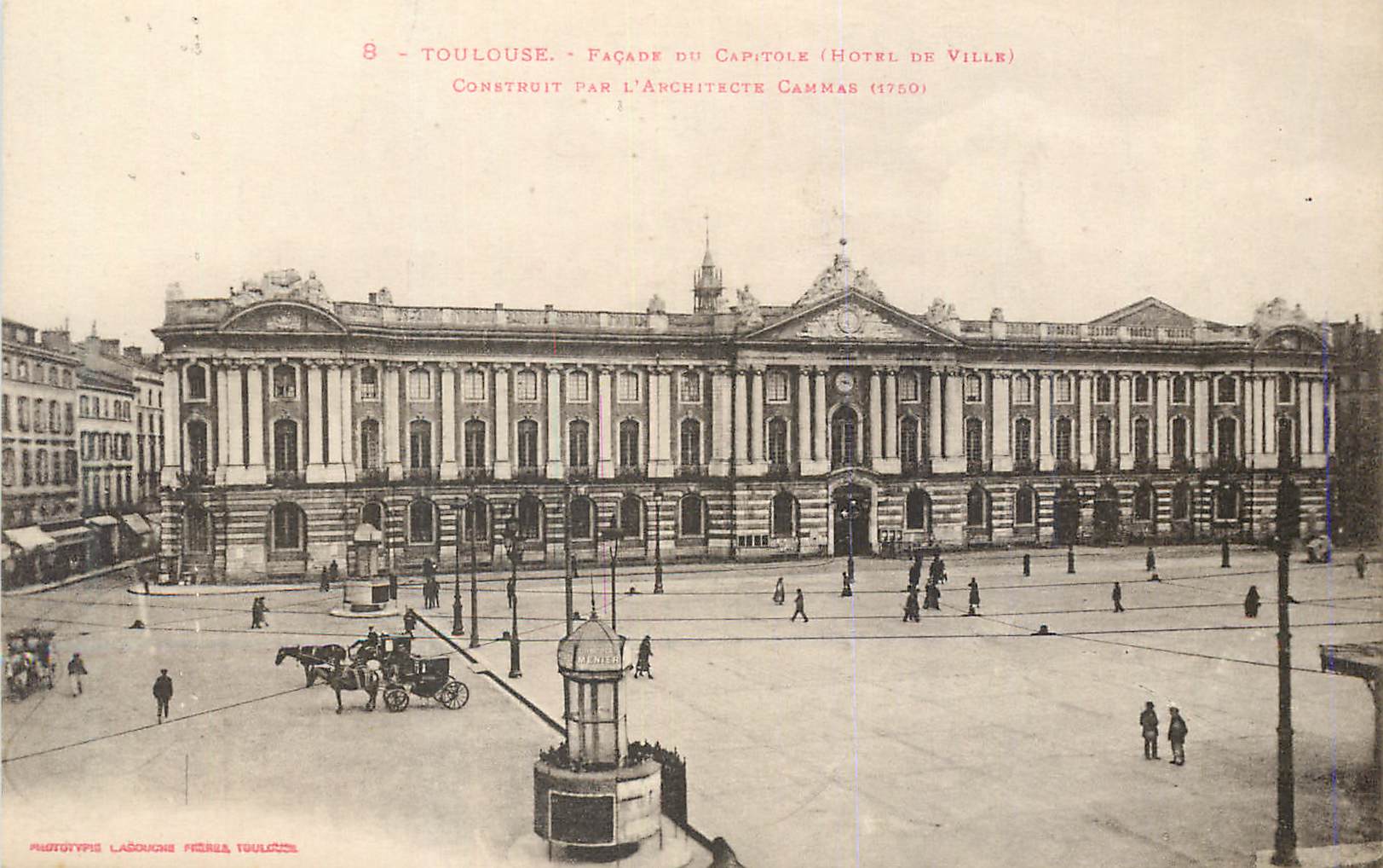 CPA Toulouse Facade du Capitole (Hotel de Ville)