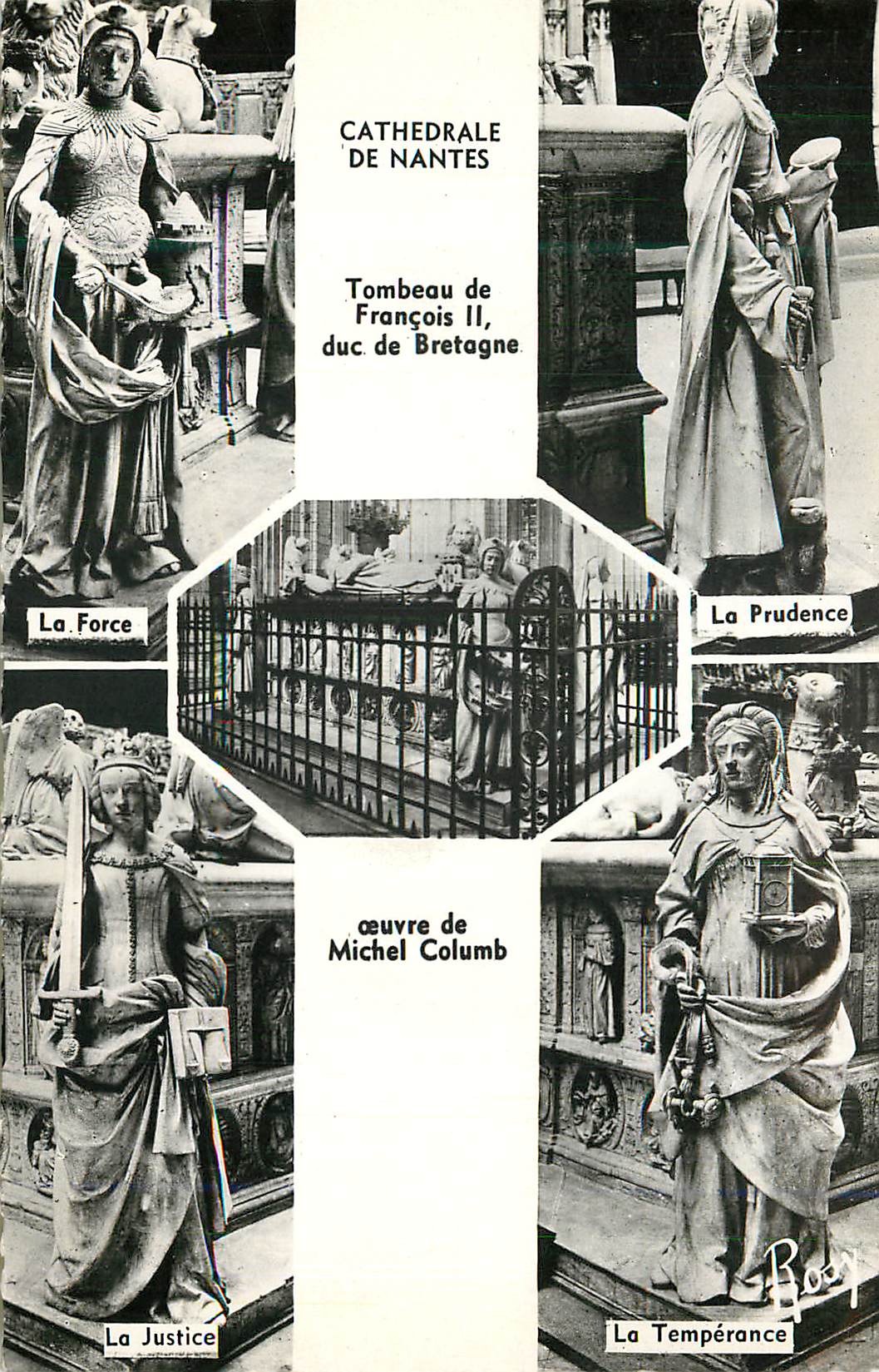 CPM Nantes Cathedrale Tombeau de Francois II duc de Bretagne Michel Colomb
