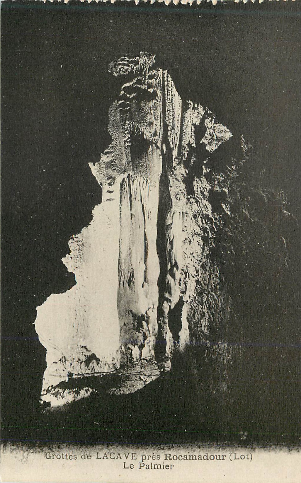 Grottes de LACAVE près Rocamadour (Lot) — Le Palmier