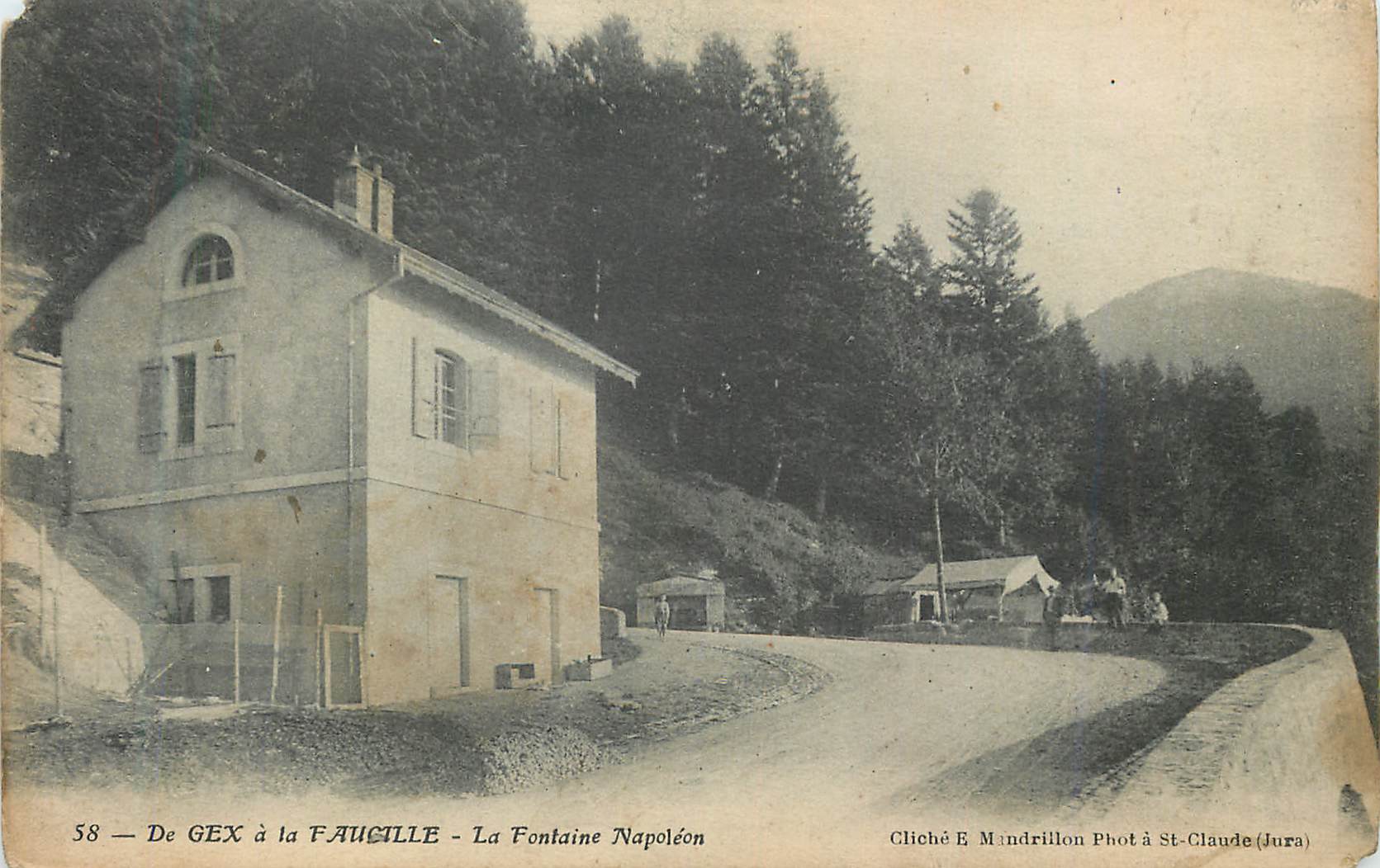 CPA De Gex a la Faucille La Fontaine Napoleon