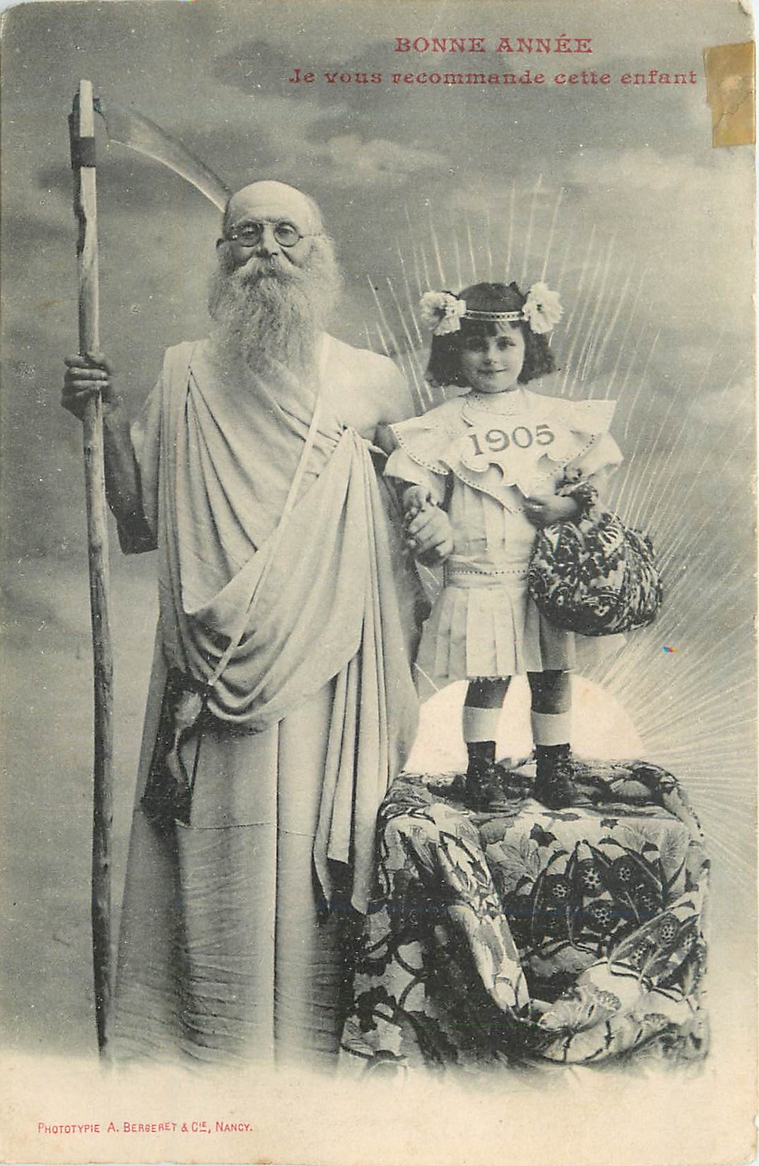 CPA Bonne Annee 1905