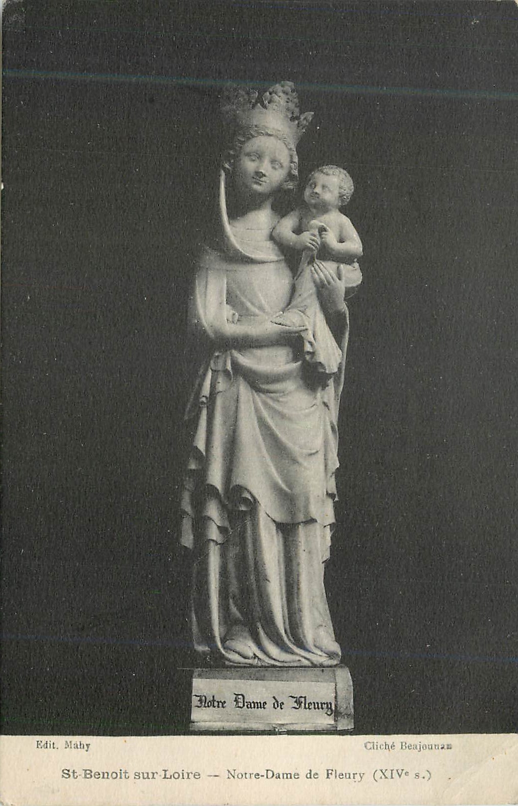 CPA St Benoit sur Loire Notre Dame de Fleury (XIVe s)