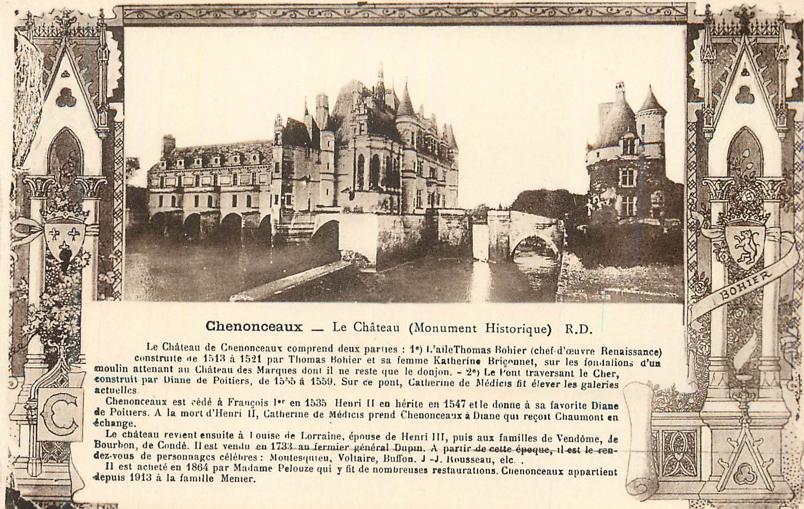CPA Chenonceaux Le Chateau (Monument Historique)