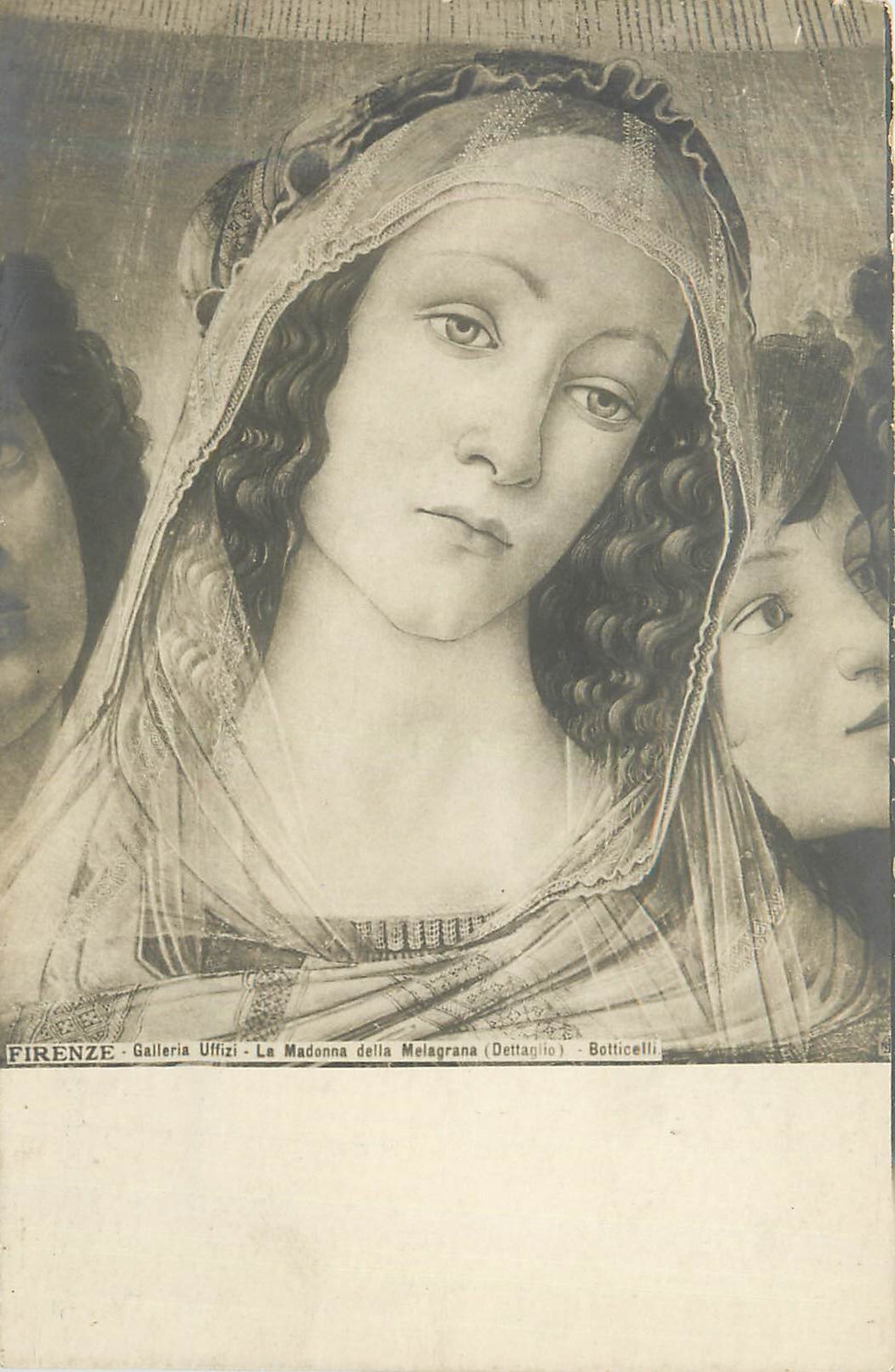 CPA Firenze Galleria Uffizi La Madonna della Mallagrana