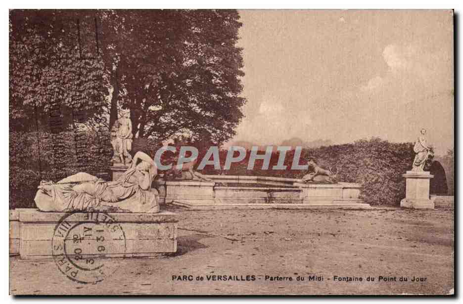 Parc de Versailles - Parterre du Midi - Fontaine du Point du Jour — CPAPHIL