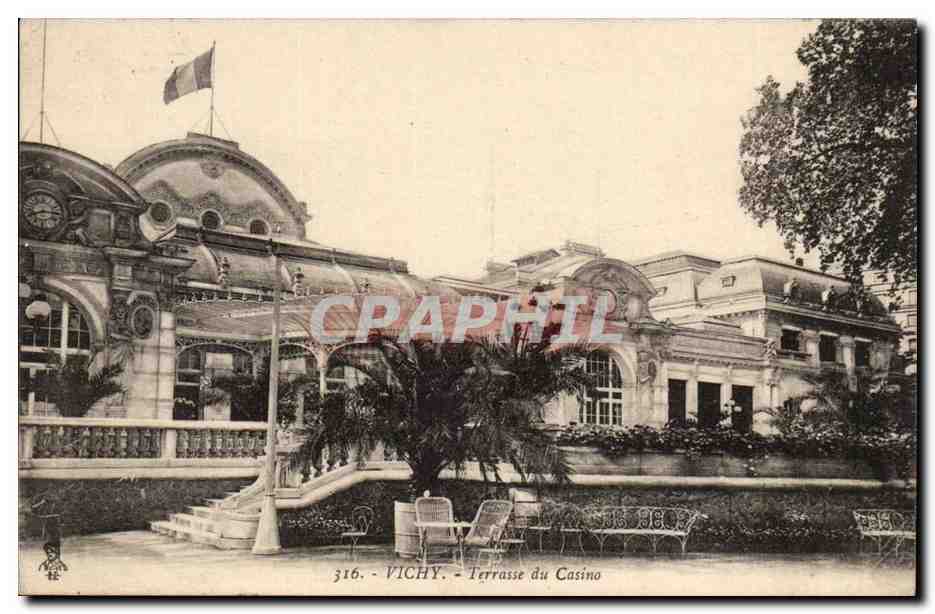 Vichy CPA Terrasse du casino