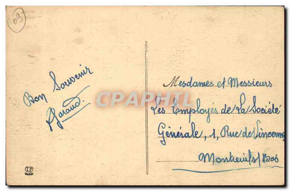 Ax les Thermes CPA La ville et le nouveau pont du quartier d'En Castell — Rückseite