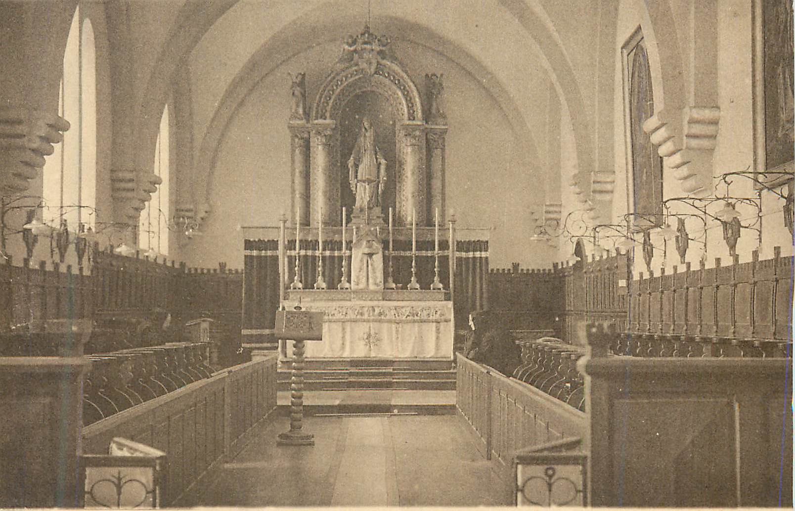 CPA URT (B P) Abbaye de Belloc La Chapelle