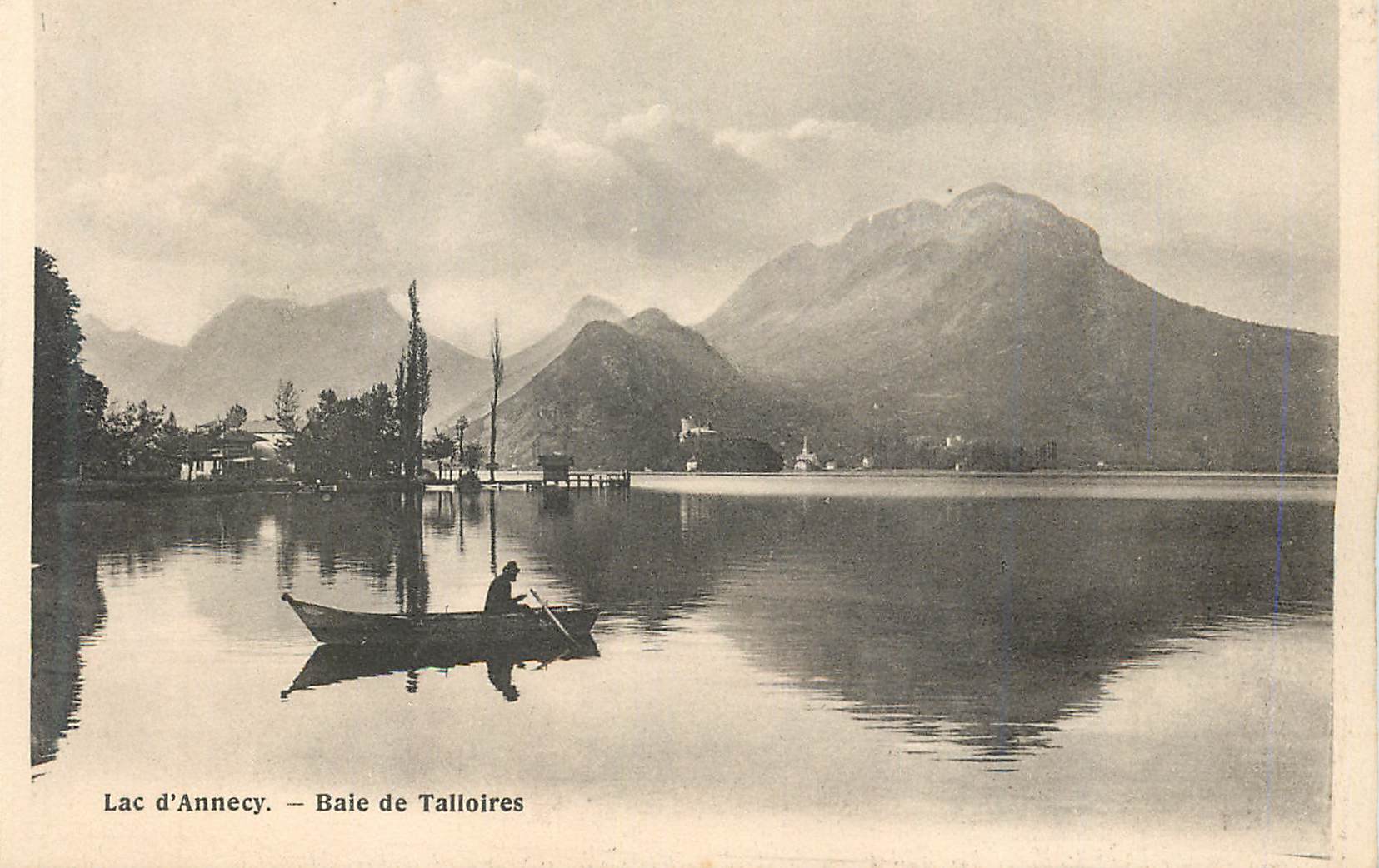 CPA Lac d'Annecy Baie de Talloires Bateau