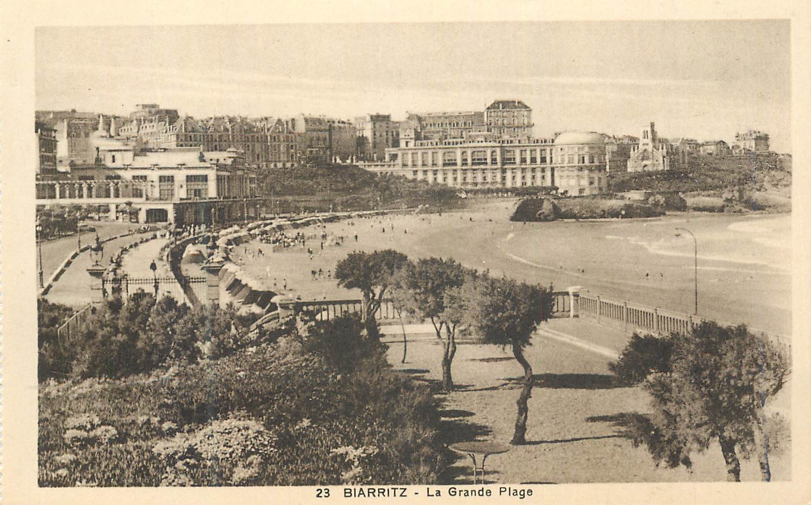 CPA Biarritz La Grande Plage