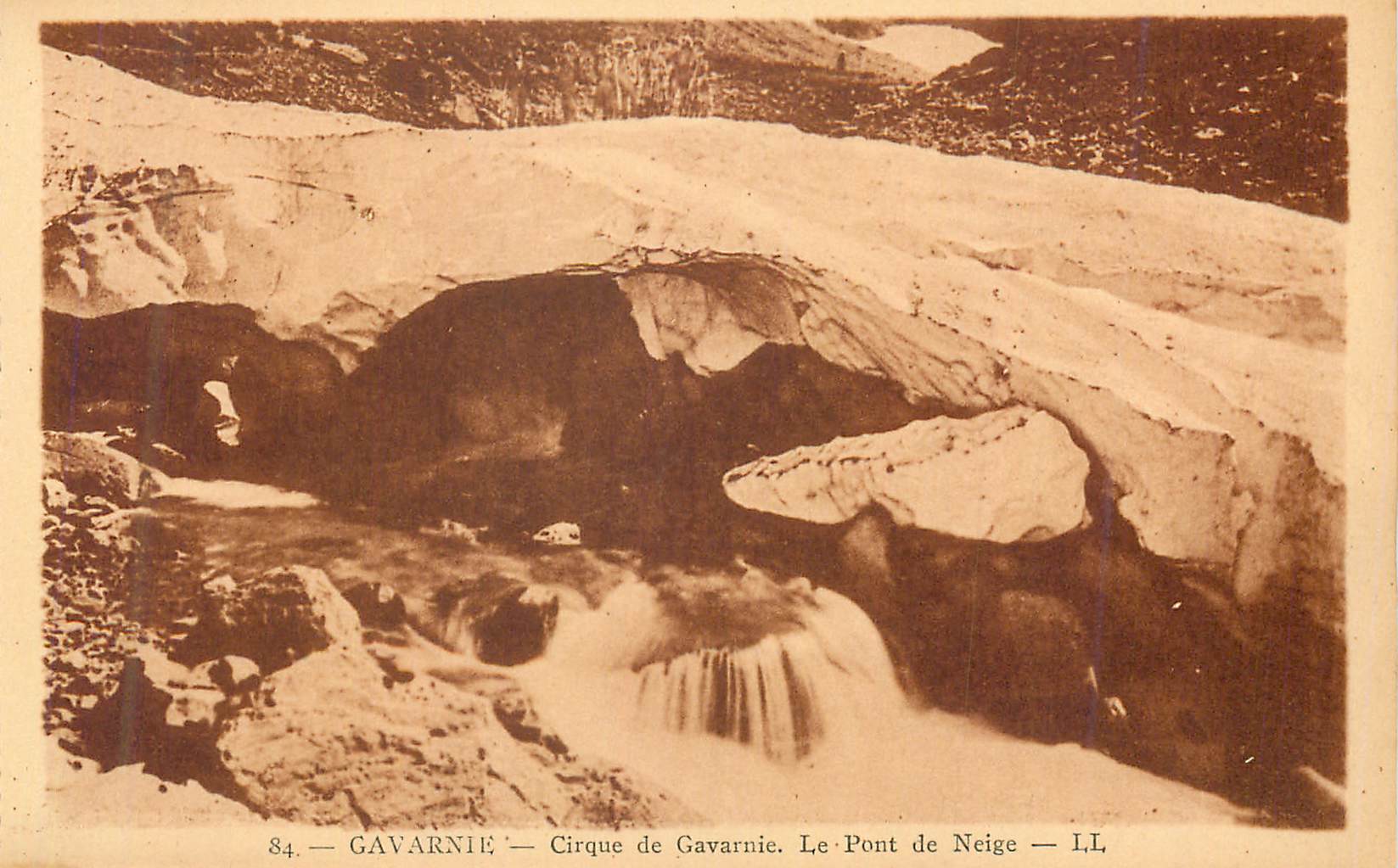 CPA Gavarnie Cirque de Gavarnie Le Pont de Neige