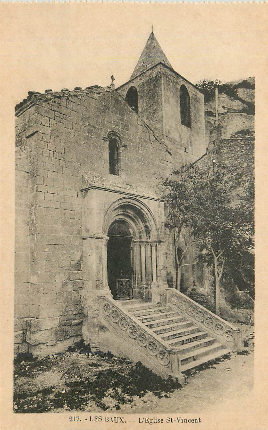 Les Baux — L'Église Saint-Vincent — Éditeur non identifié, n° de série 217
