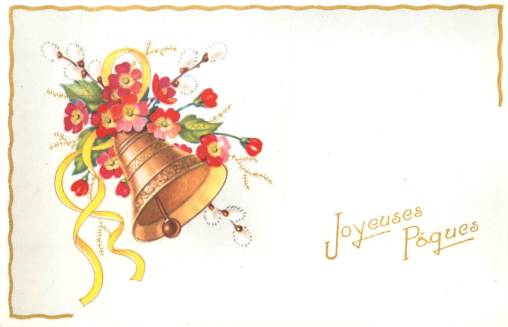 CPA Fleurs Cloche