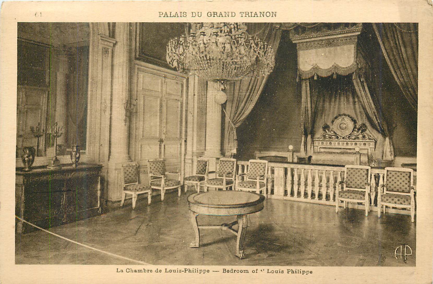 CPA Palais du Grand Trianon La Chambre de Louis Philippe