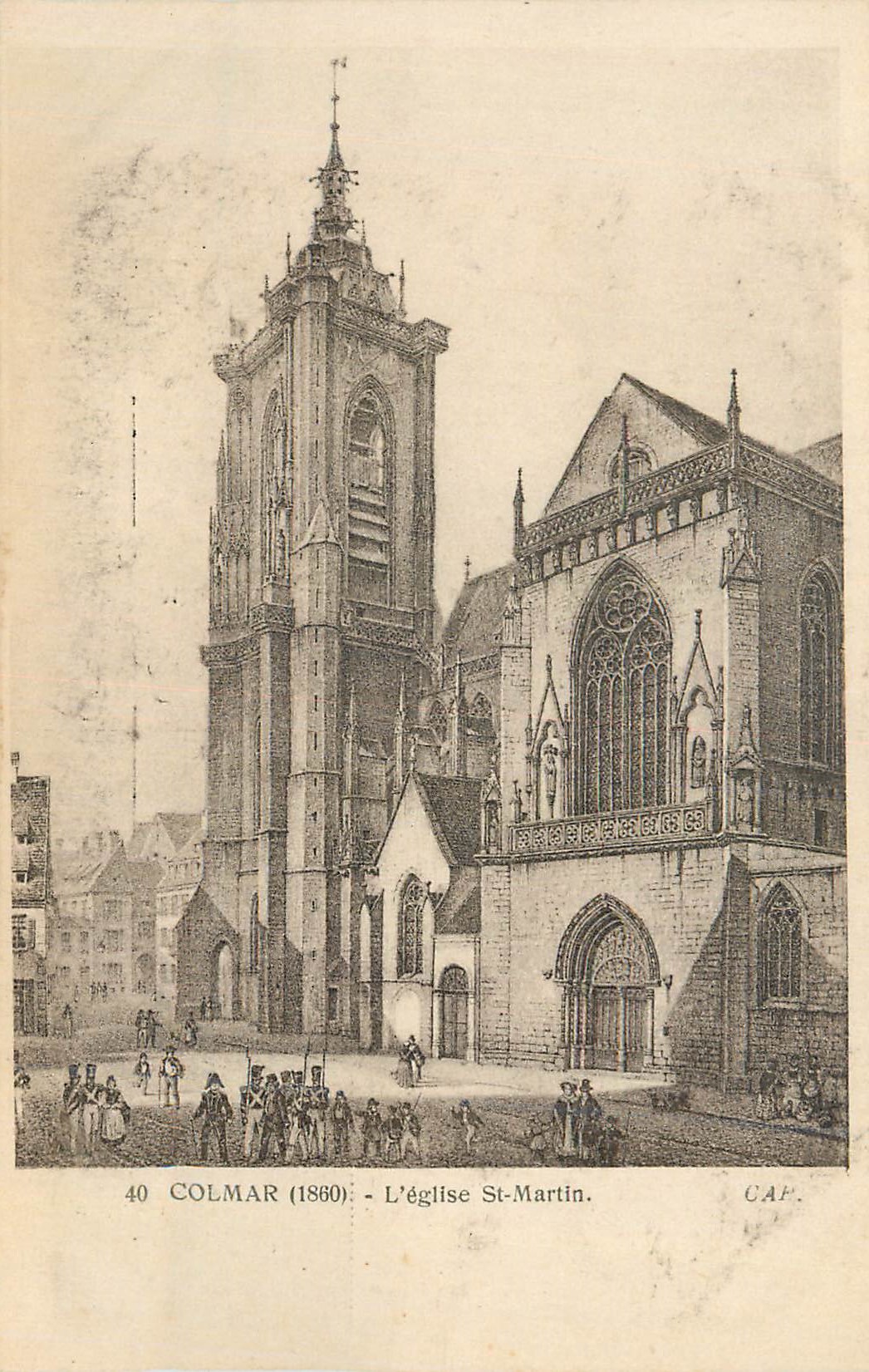 CPA Colmar (1860) L'eglise St Martin