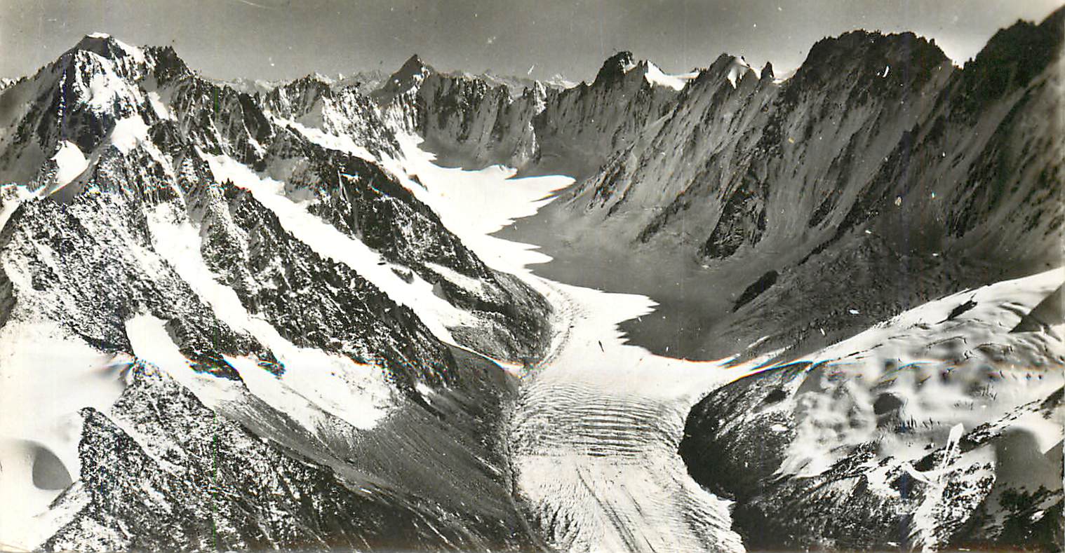 CPM Vocabulaire Geographique Le Glacier d'Argentiere (Massif du Mont Blanc)