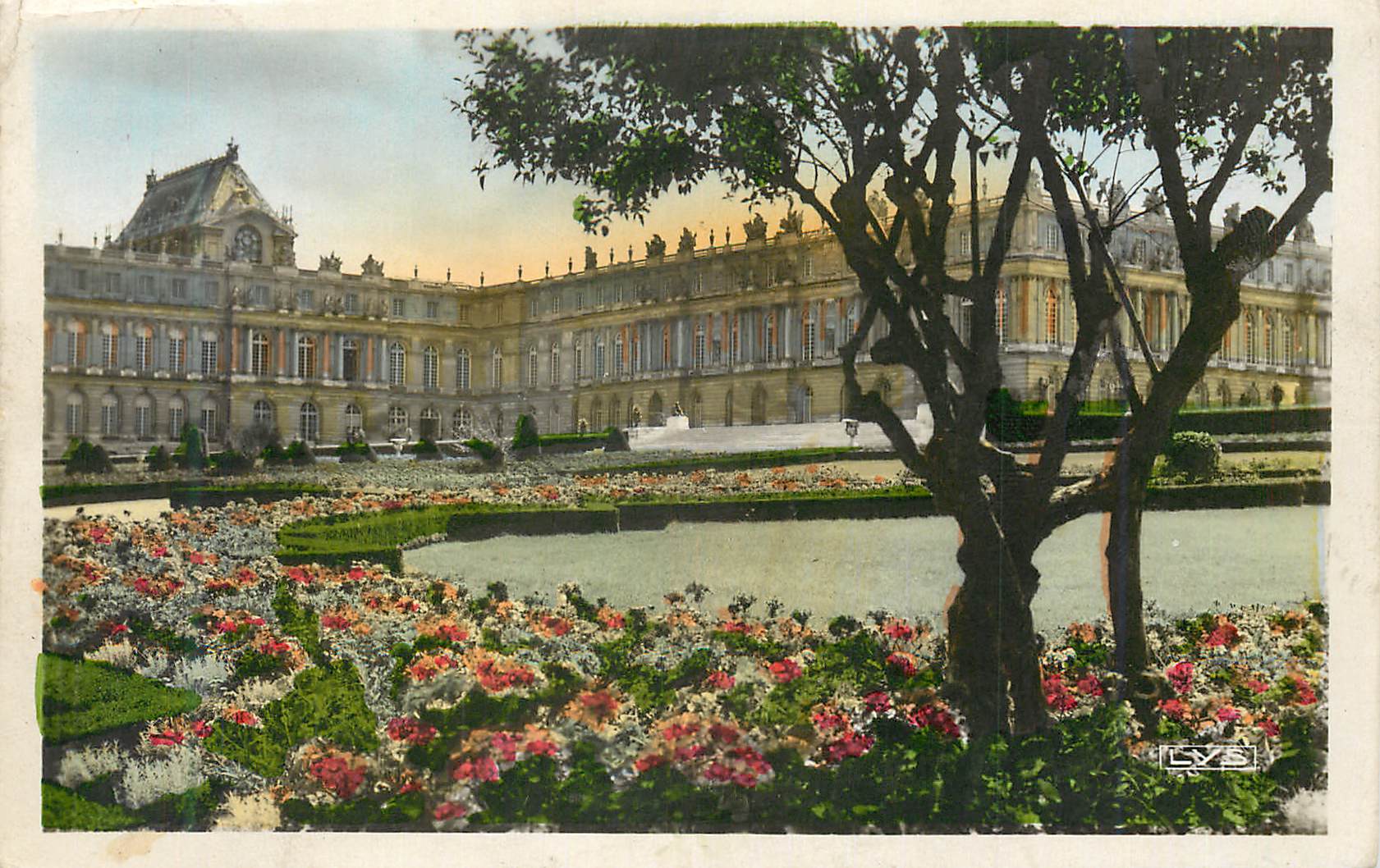 Château de Versailles — vue des jardins — éditeur LYS n° 158