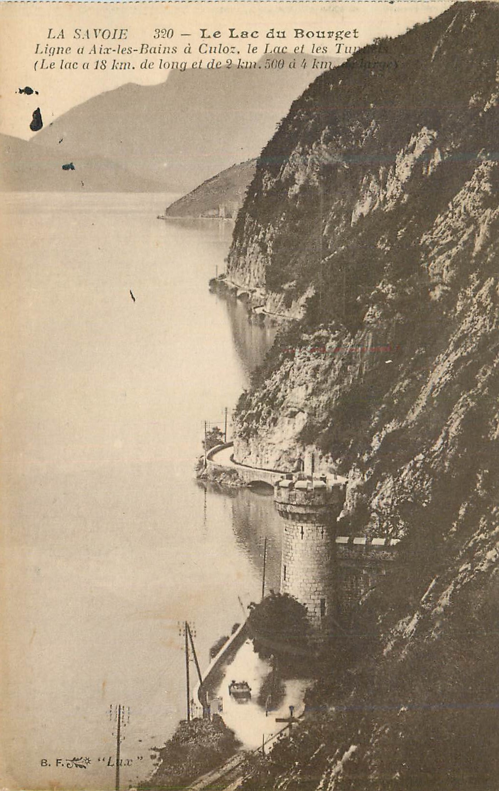 CPA La Savoie Le Lac du Bourget Ligne a Aix les Bains a Culoz le Lac