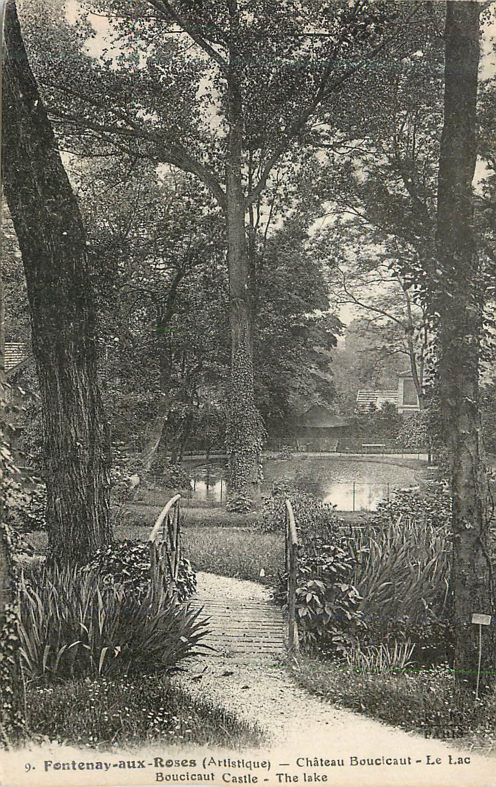 CPA Fontenay aux Roses (Artistique) Chateau Boucleaut Le Lac Boucleaut Caste
