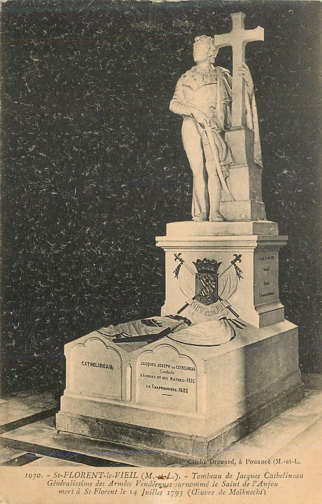 CPA St Florent le Vieil (M L) Tombeau de Jacques Cathelineau Generalissime des Armees Vendienus