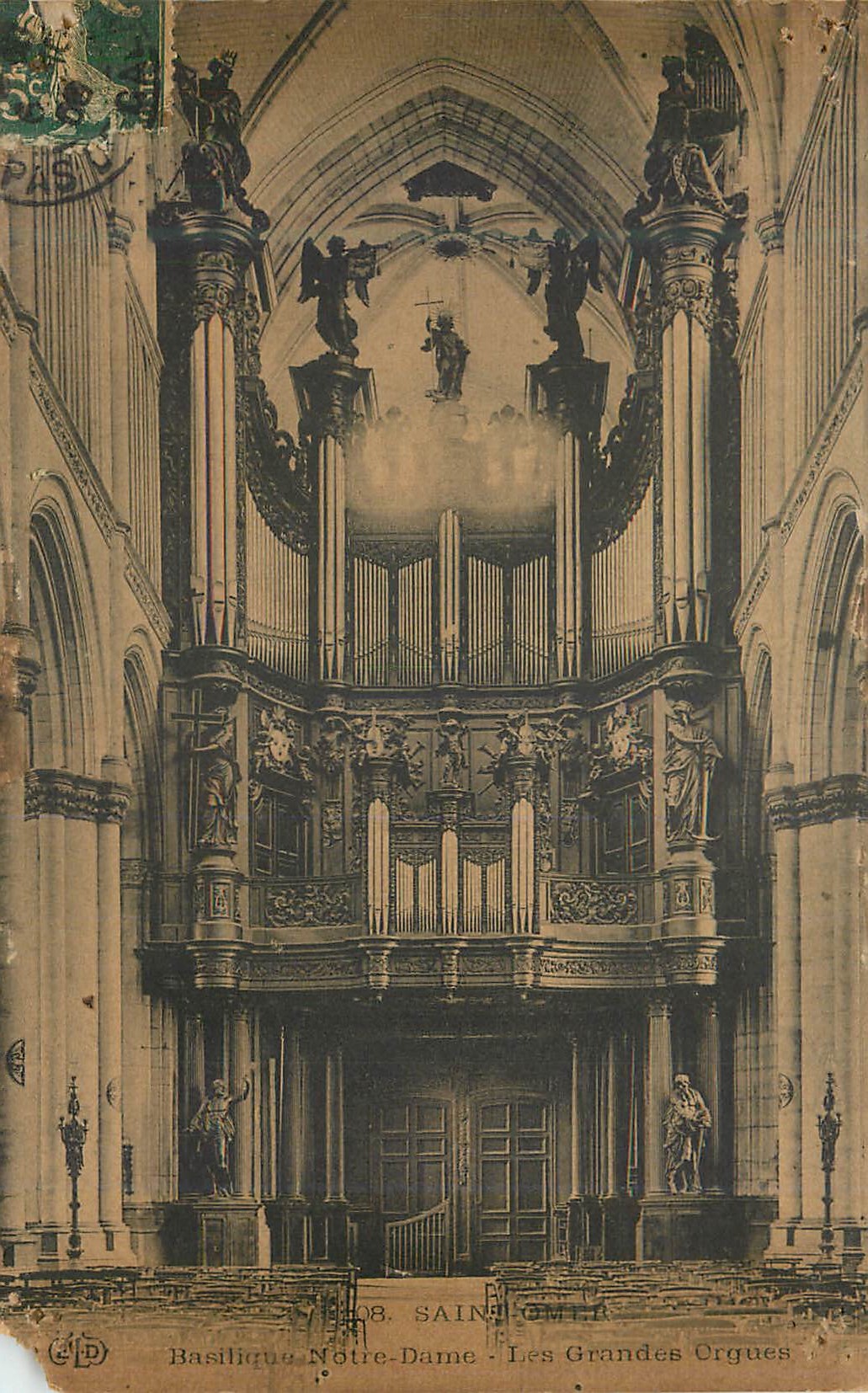 CPA Basilique Notre Dame Les Grandes Orgues