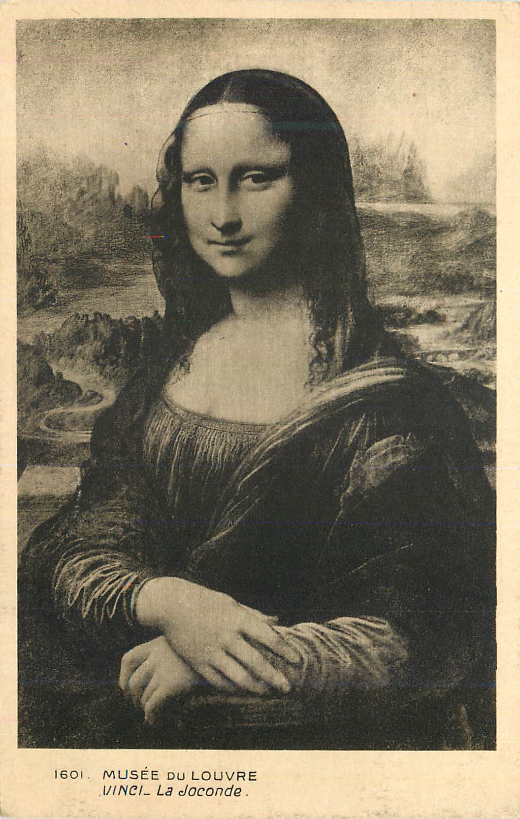 CPA Musee du Louvre Vinci La Joconde