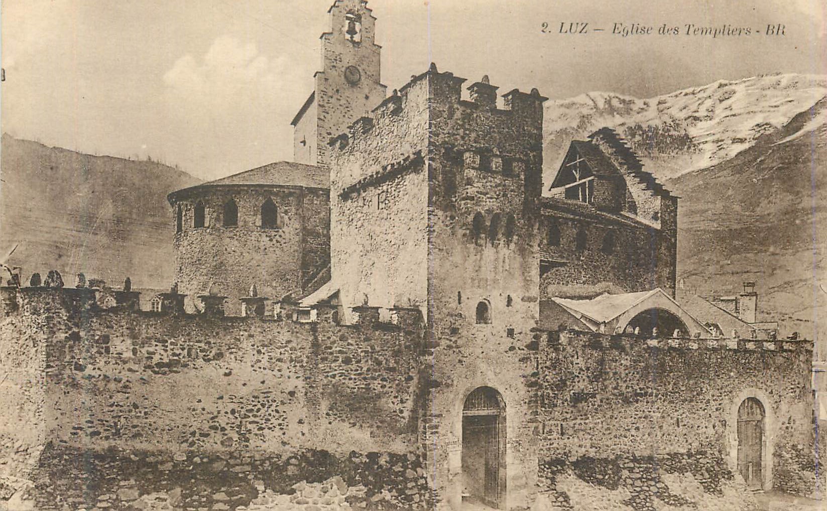 CPA Luz Eglise des Templiers