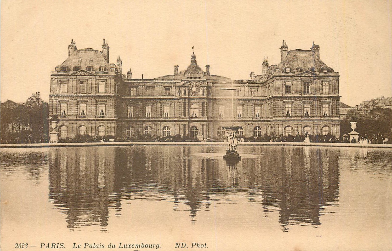 CPA Paris Le Palais du Luxembourg