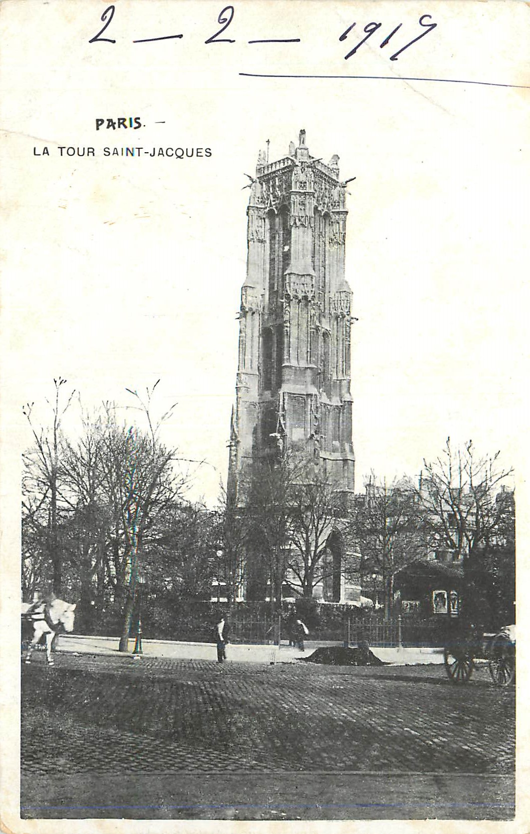 CPA Paris La tour Saint Jacques