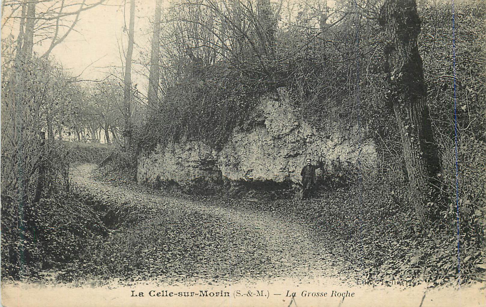 CPA La Celle sur Morin (S M) la Grosse Roche