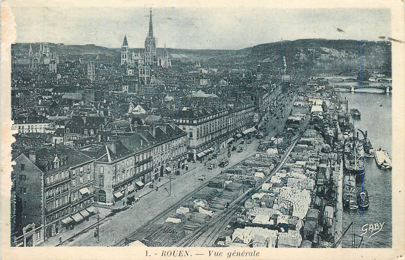 CPA Rouen Vue generale