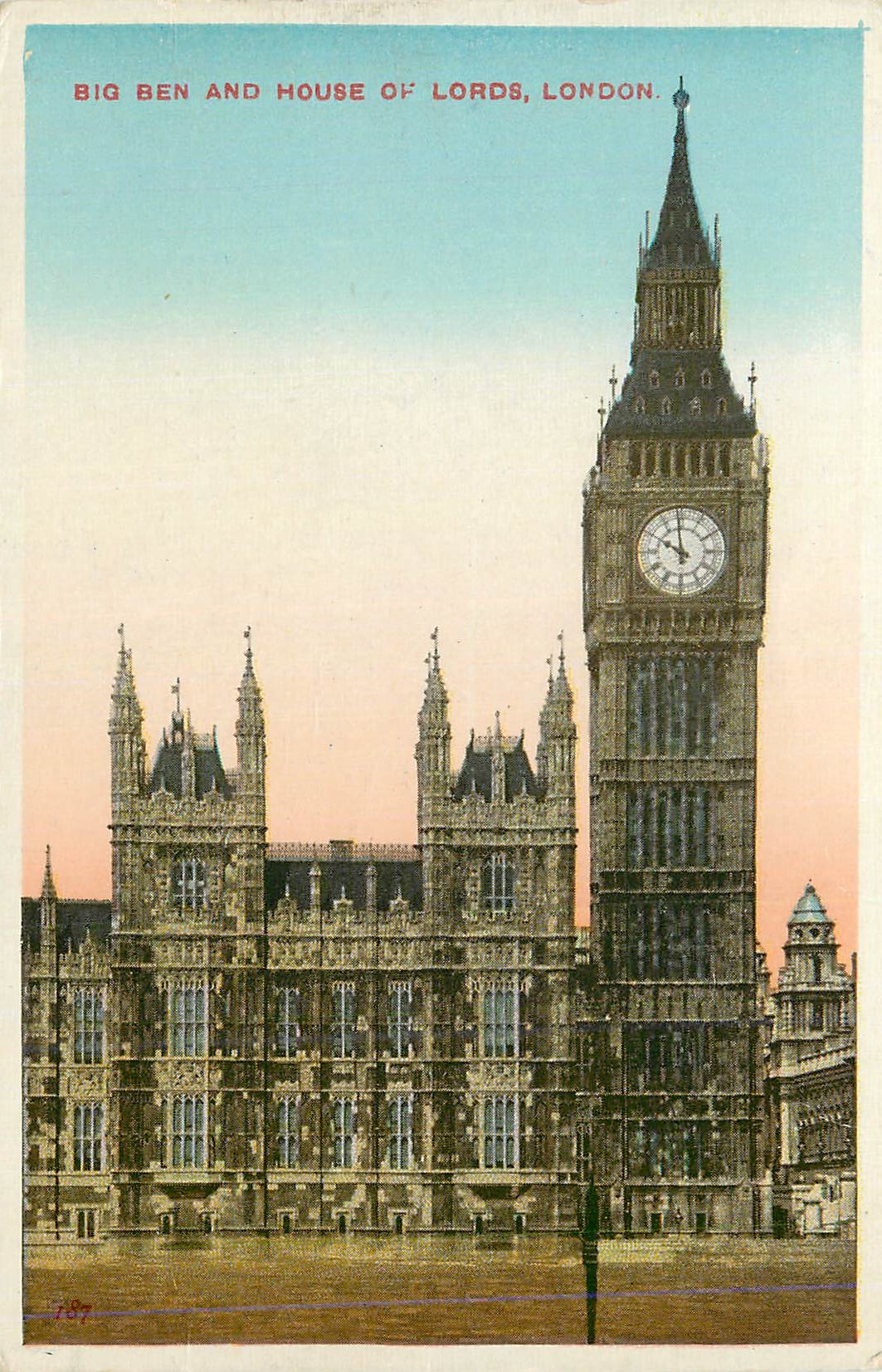 CPA Big Ben and House of Lords London