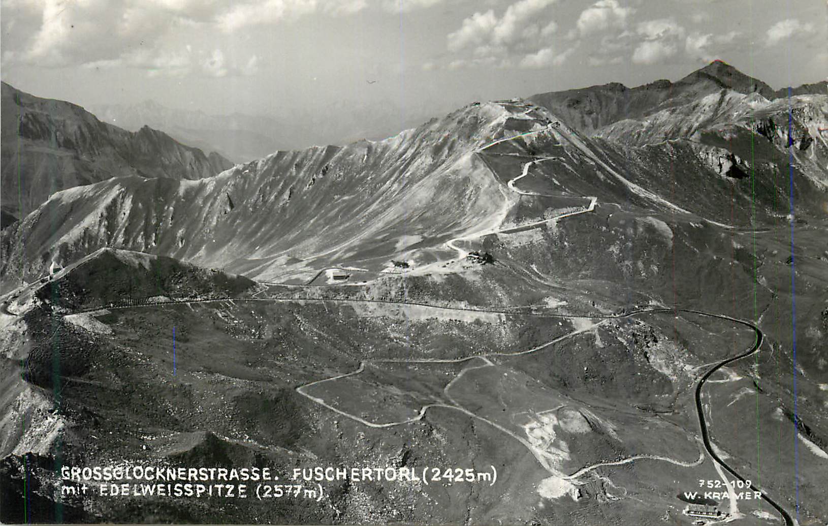 CPM Grossolocknerstrasse Fuschertorl mit Edelweisspitze