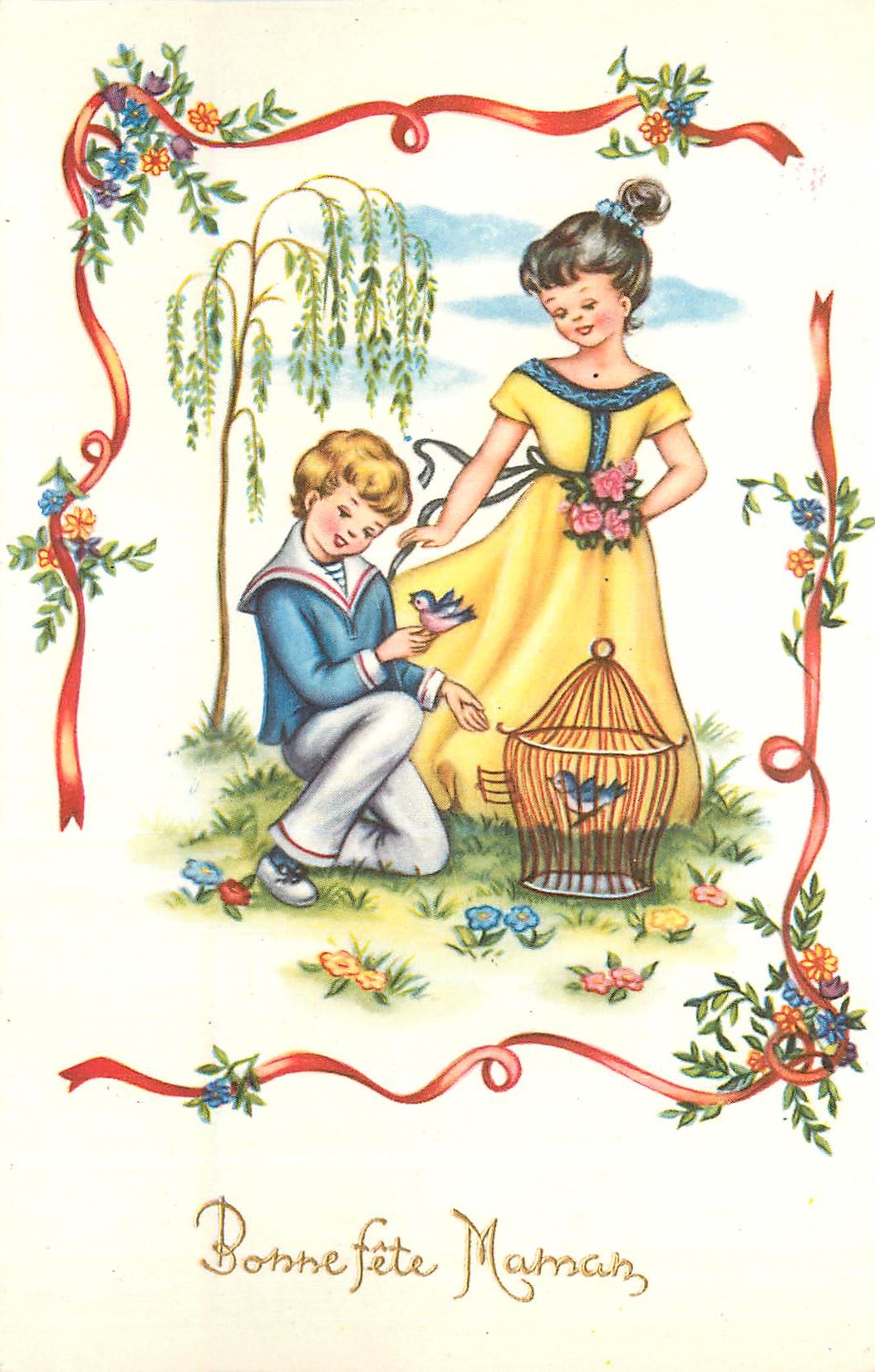 CPA Bonne fete Maman