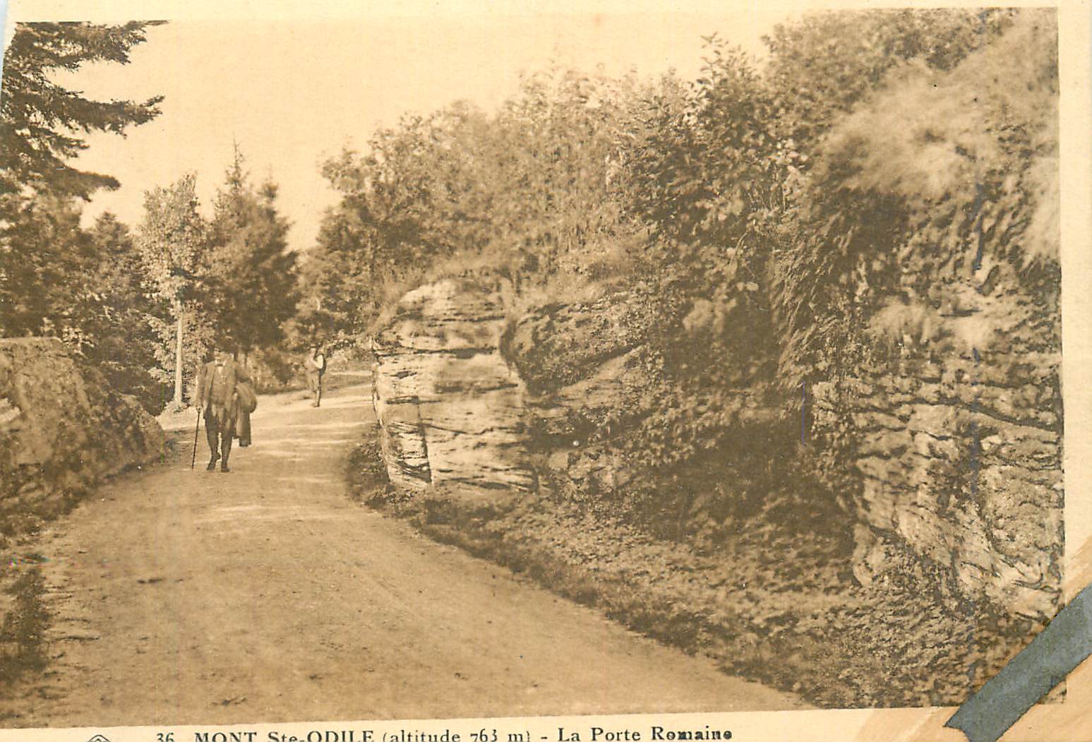MONT STE-ODILE (altitude 763 m) — La Porte Romaine — éditeur non visible, n° de série 36