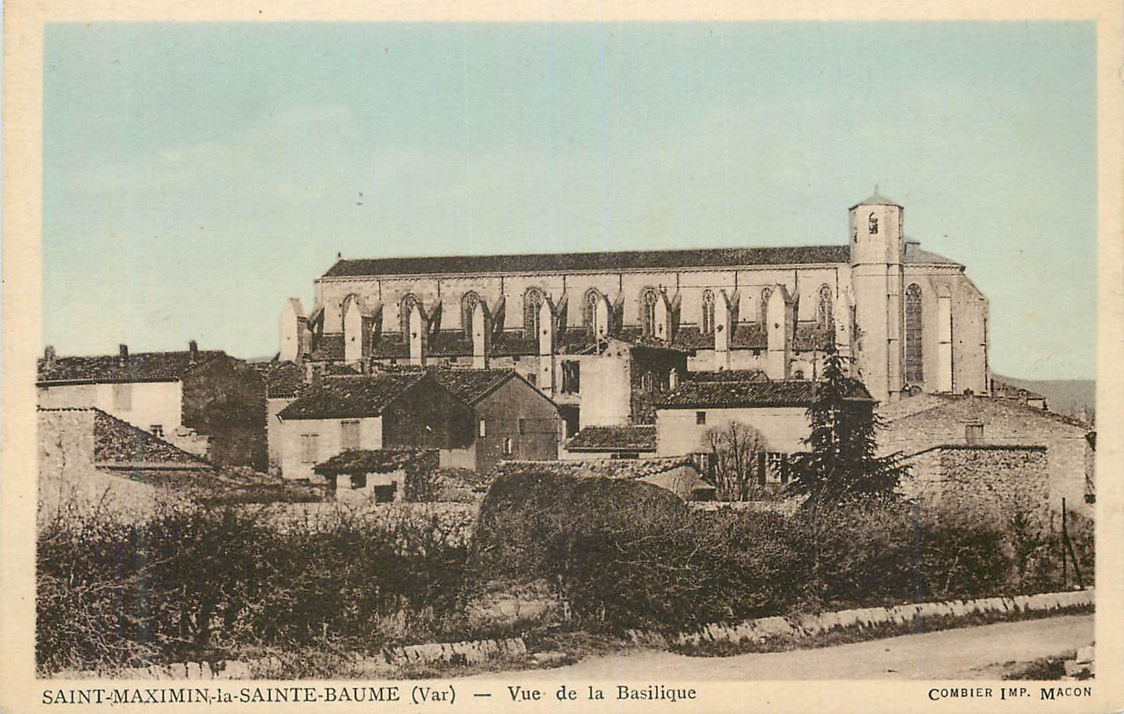 CPA Saint Maximin la Sainte Baume (Var) Vue de la Basilique