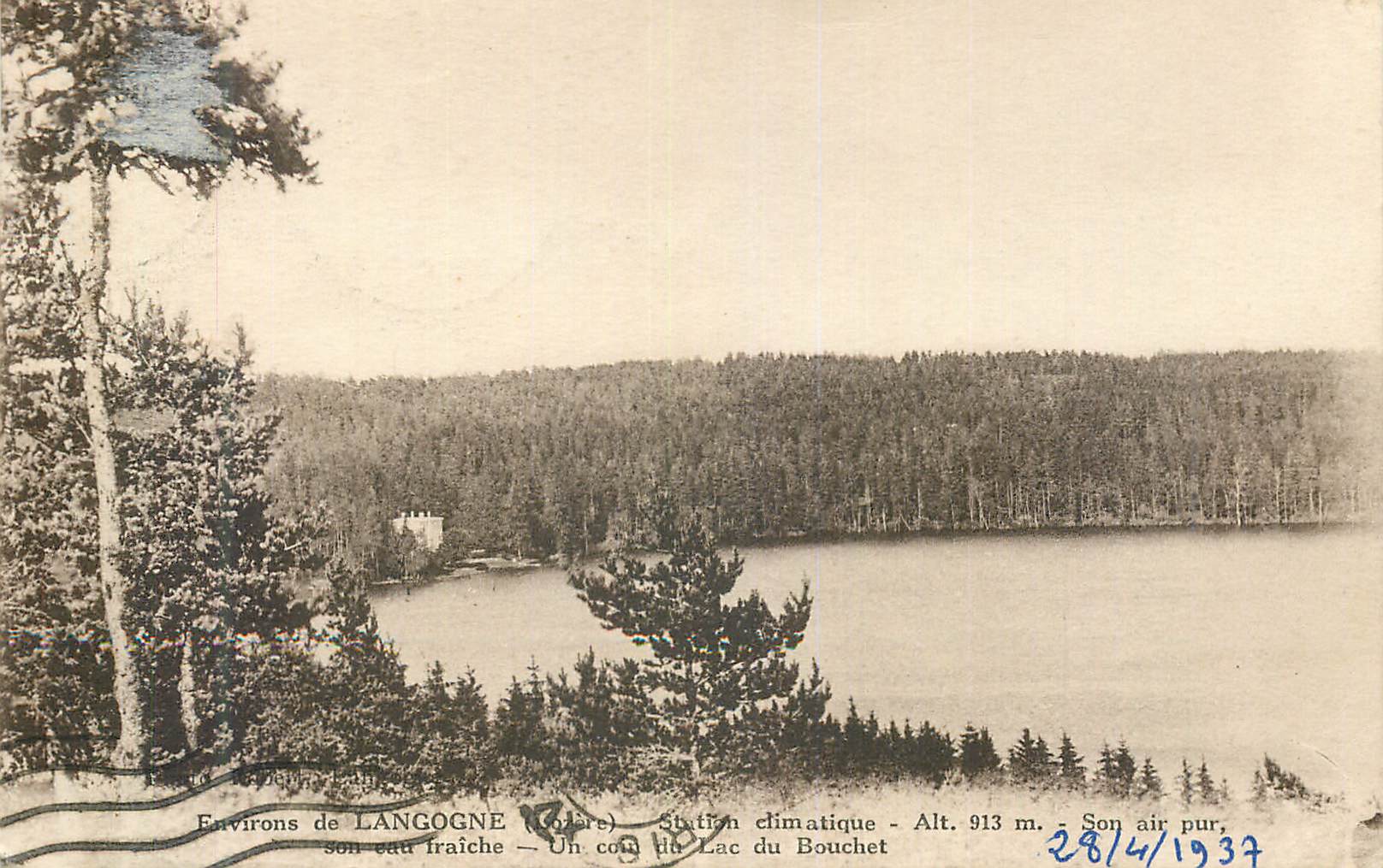 CPA Environs de Langogne Station Climatique Sur eau fraiche Un cou de Lac du Bouchet
