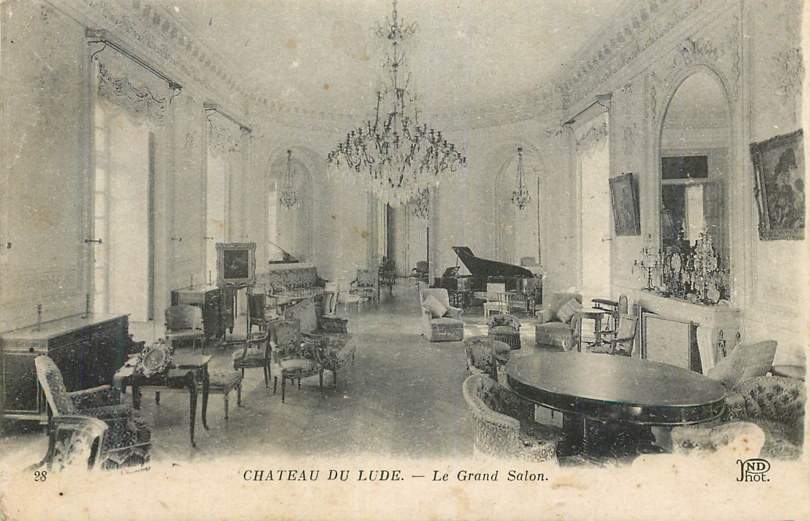 CPA Chateau du Lude Le Grand Salon