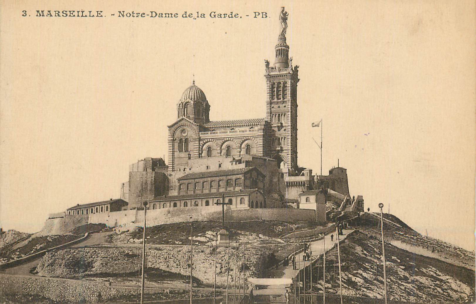 CPA Marseille Notre Dame de la Garde PB