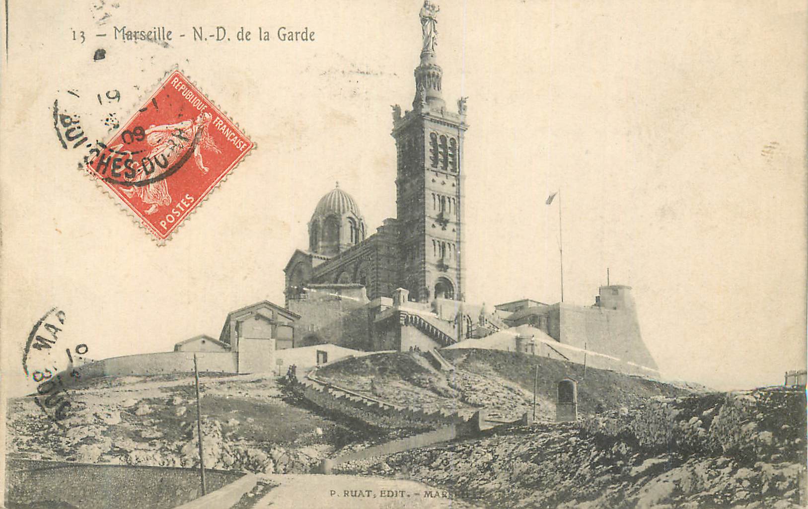 CPA Marseille Notre Dame de la Garde
