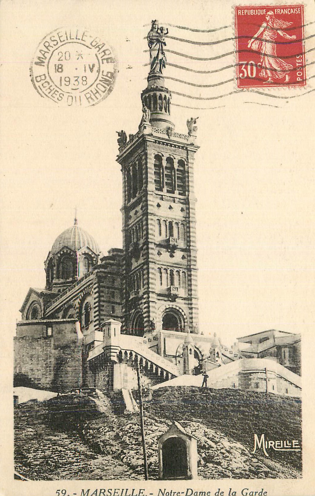CPA Marseille Notre Dame de la Garde