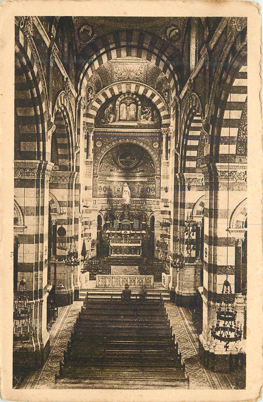 CPA Marseille Notre Dame de la Garde Interieur de la Basilique