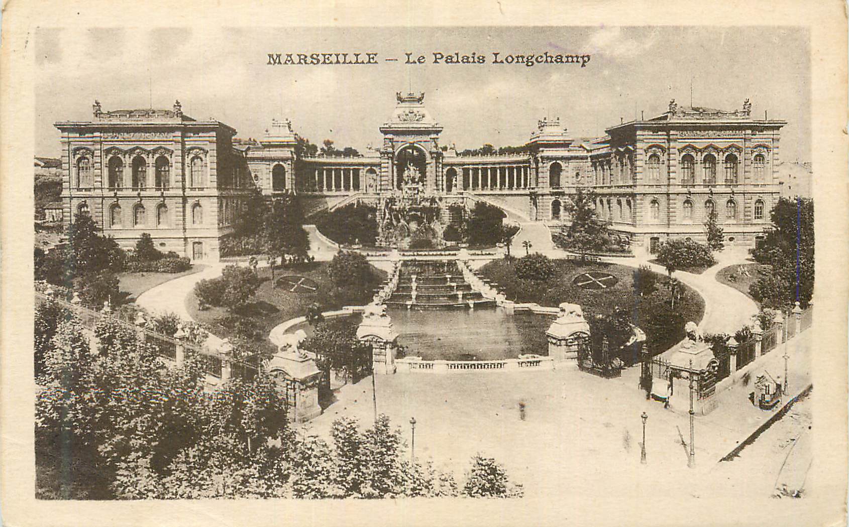CPA Marseille Le Palais Longchamp