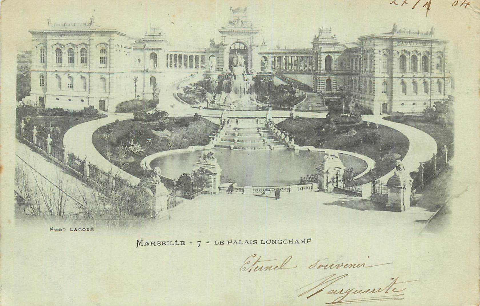 CPA Marseille Le Palais Longchamp